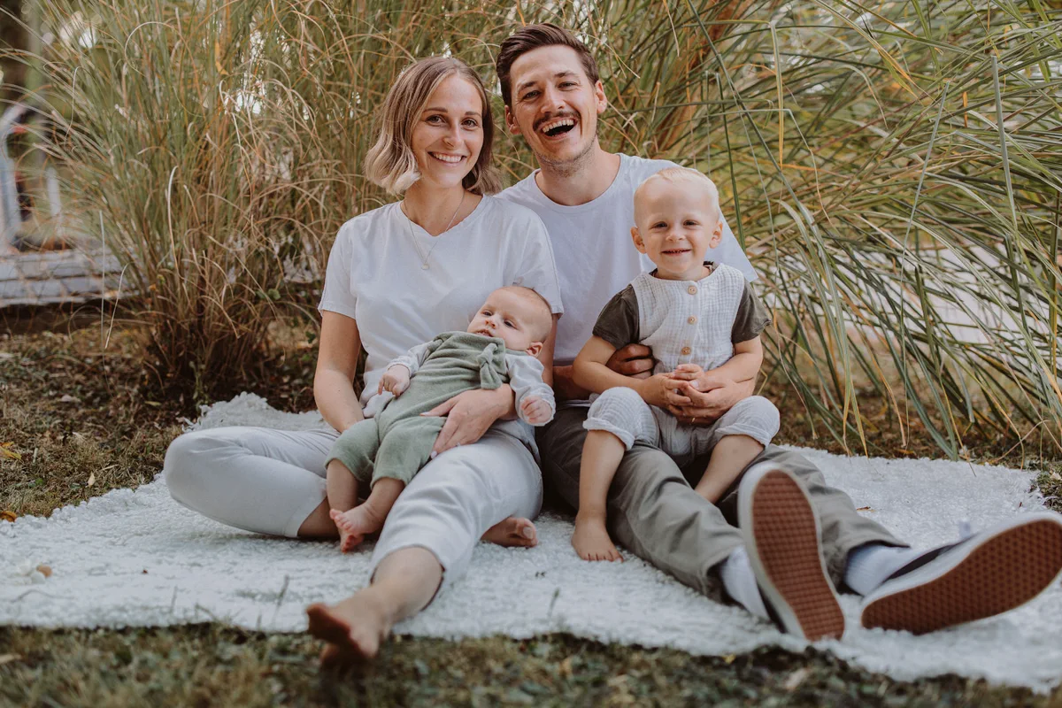 Ungestellter Moment bei einem Familienshooting